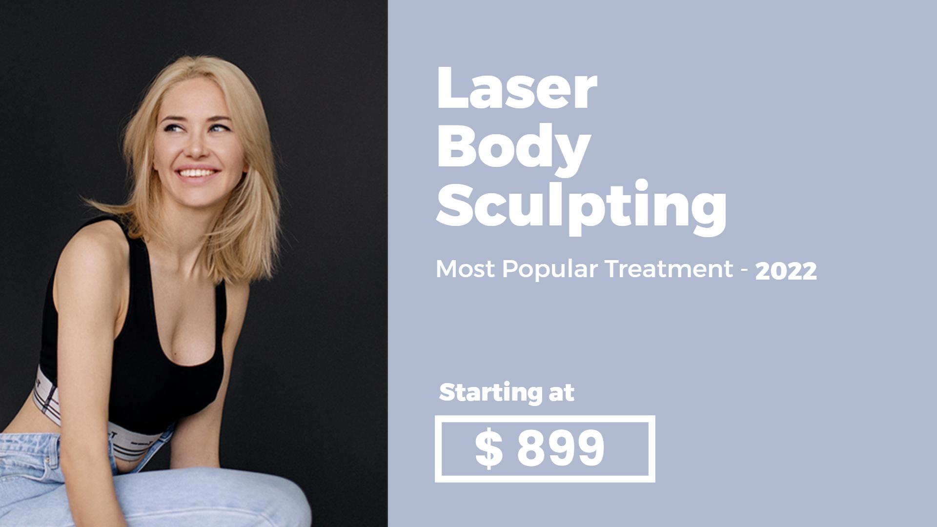 laser hair removal treatment plan on digital signage